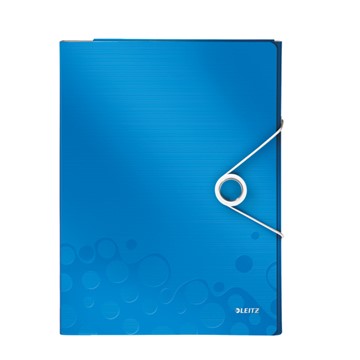 Leitz 46360036 - WOW Schreibmappe, A4, Blau Metallic