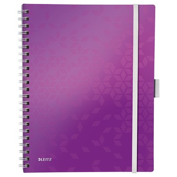 Leitz 46440062 - WOW Be Mobile Collegeblock, A4, Liniert, Violett Metallic