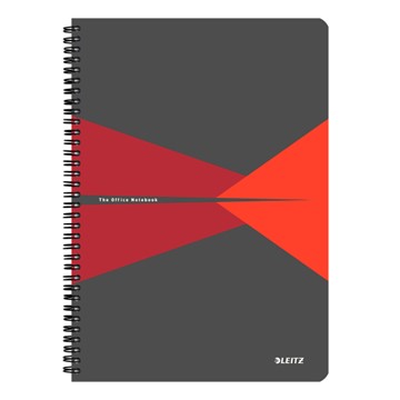 Leitz 46480025 - Office Collegeblock, A4, Liniert, Rot