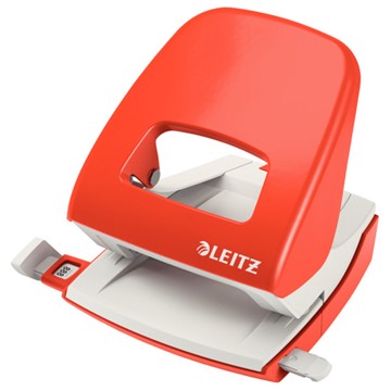 Leitz 50080020 - New NeXXt Bürolocher (Metall), Hellrot