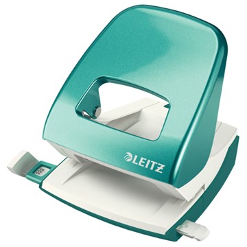 Leitz 50081051 - New NeXXt WOW Bürolocher (Metall), Eisblau Metallic