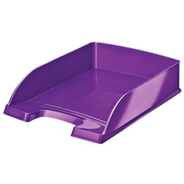 Leitz 52263062 - WOW Briefkorb, A4, Violett Metallic