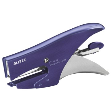 Leitz 55640069 - Style Heftzange, Hinterlademechanik, Titan Blau