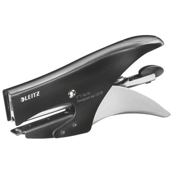 Leitz 55640094 - Style Heftzange, Hinterlademechanik, Satin Schwarz