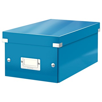 Leitz 60420036 - Click & Store DVD Aufbewahrungsbox, Blau