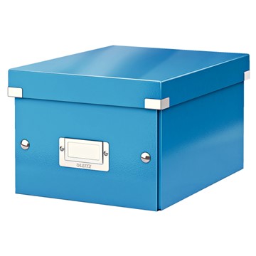 Leitz 60430036 - Click & Store Aufbewahrungs- und Transportbox Klein (Für A5), Blau