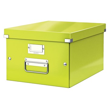 Leitz 60440064 - Click & Store Aufbewahrungs- und Transportbox Mittel (Für A4), Grün