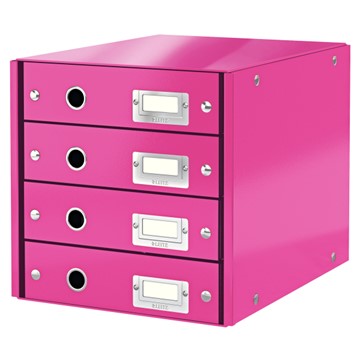 Leitz 60490023 - Click & Store Schubladenset, Pink