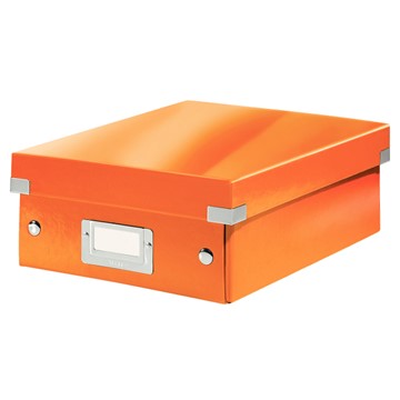 Leitz 60570044 - Click & Store Organisationsbox Klein, Orange