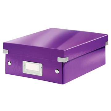 Leitz 60570062 - Click & Store Organisationsbox Klein, Violett