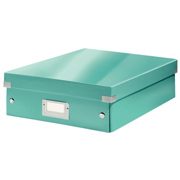 Leitz 60580051 - Click & Store Organisationsbox Mittel, Eisblau