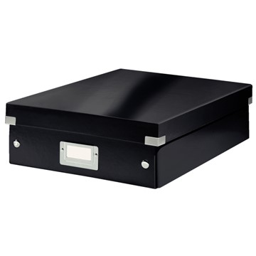 Leitz 60580095 - Click & Store Organisationsbox Mittel, Schwarz