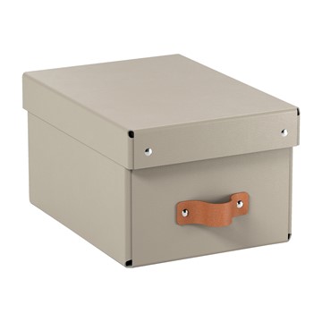 Leitz 61470012 - Puro Aufbewahrungsbox mit Deckel, klein, 7L, 2er-Pack, Beige