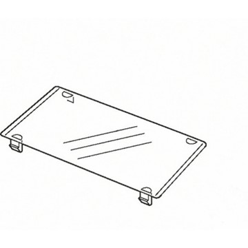 Leitz 61520000 - Beschriftungsschild, 84 x 46 mm, Weiß