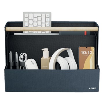 Leitz 61970089 - Schreibtisch Organizer mit Griff, aus Stoff