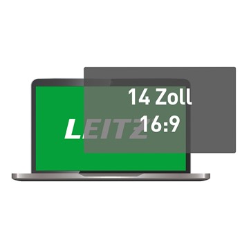 Leitz 69080000 - Abnehmbarer Blickschutzfilter für 14 Zoll Laptops (16:9)