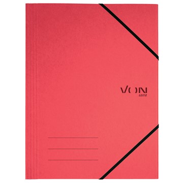 VON 30080025 - Leitz Eckspannermappe A4 mit elastischen Eckbändern, Karton, rot