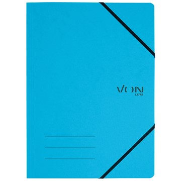 VON 30110030 - Leitz Eckspanner A4 mit elastischen Eckbändern, Karton, hellblau