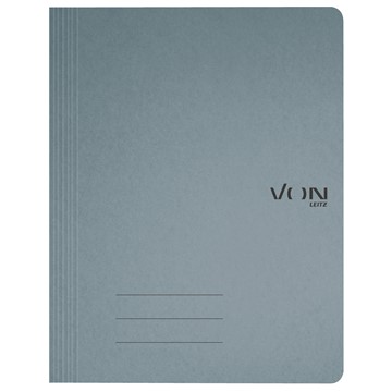 VON 30130085 - Leitz Schnellhefter A4, Karton, grau