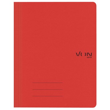 VON 30160025 - Leitz Schnellhefter A4, Recyclingkarton, rot
