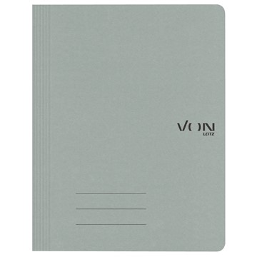 VON 30160085 - Leitz Schnellhefter A4, Recyclingkarton, grau