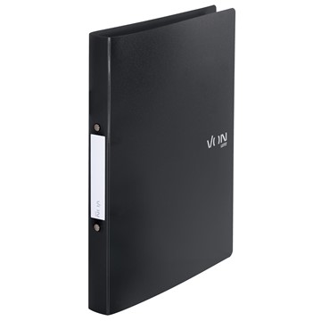 VON 42470095 - Leitz Ringbuch A4 mit 2 Ringen, PP, schwarz