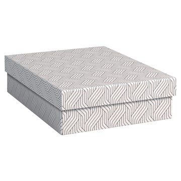 VON 61560001 - Leitz Aufbewahrungsbox Mittel, Flach, 7 L, 3er-Pack, weiß