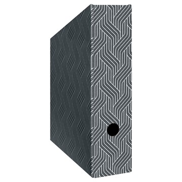 VON 61570085 - Leitz Stehsammler, 80 mm, 3er-Pack, Grau