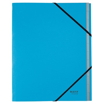 Leitz 39150035 - Recycle Ordnungsmappe, A4, 12 Fächer, Blau