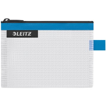 Leitz 40240036 - WOW Traveller Zip-Beutel wasserabweisend S, Blau