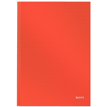 Leitz 46640020 - Solid Notizbuch, A4, Kariert, Hellrot