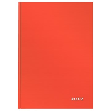 Leitz 46660020 - Solid Notizbuch, A5, Kariert, Hellrot