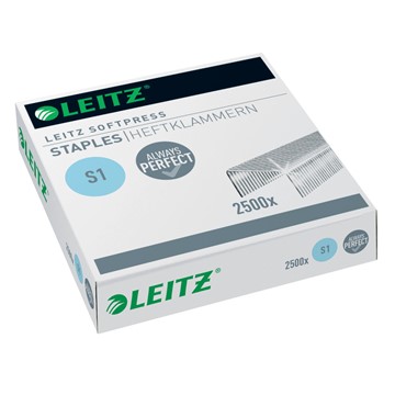 Leitz 54970000 - Softpress Heftklammern S1, 2500 Stück