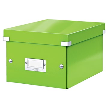 Leitz 60430054 - Click & Store Aufbewahrungs- und Transportbox Klein (Für A5), Apfelgrün