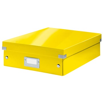 Leitz 60580016 - Click & Store Organisationsbox Mittel, Gelb