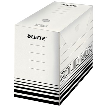 Leitz 61290001 - Solid Box Archiv-Schachtel 150 mm, Weiß