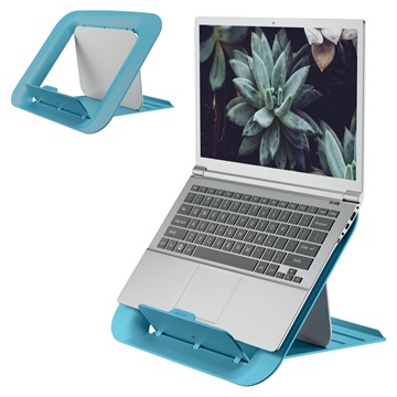 Leitz 64260061 - Ergo Cosy Höhenverstellbarer Laptopständer, Sanftes Blau