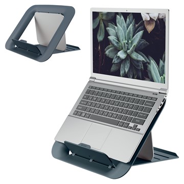 Leitz 64260089 - Ergo Cosy Höhenverstellbarer Laptopständer, Samtgrau