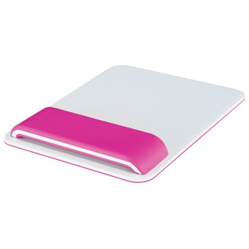 Leitz 65170023 - Ergo WOW Mauspad mit verstellbarer Handgelenkauflage, Pink