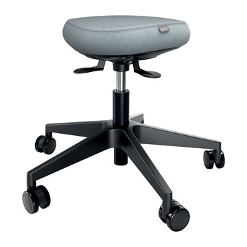 Leitz 65770095 - Ergo Active Sitzhocker mit Rollen und Balance-Komfortsitz
