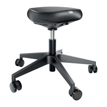 Leitz 65780095 - Ergo Active Sitzhocker mit Rollen und Komfortsitz