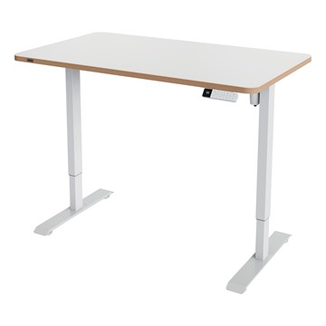 Leitz 67700001 - Ergo Kompakter Elektrisch Höhenverstellbarer Sitz-/Steh-Schreibtisch mit Aufsteh-Erinnerung, 120 x 70 cm