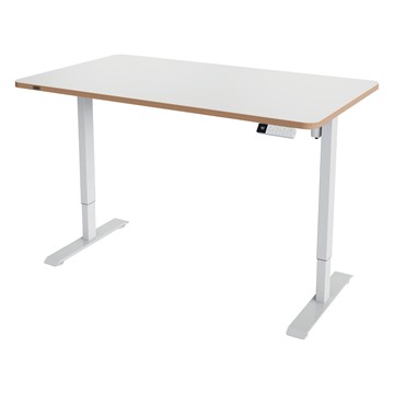 Leitz 67730001 - Ergo Elektrisch Höhenverstellbarer Sitz-/Steh-Schreibtisch mit Aufsteh-Erinnerung, 140 x 80 cm
