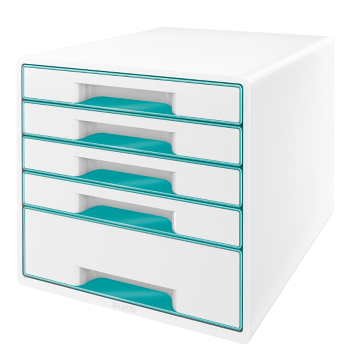 Leitz 5213 WOW ladeblok blauw metallic (4 laden Leitz 5213 WOW ladeblok blauw metallic (4 laden