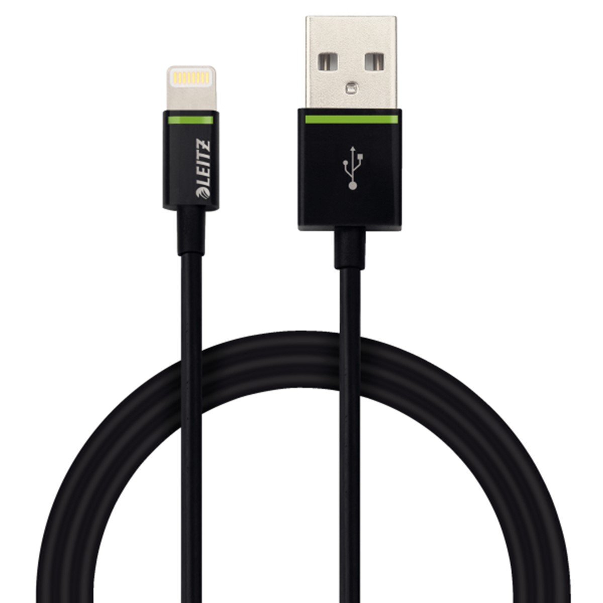 Leitz Complete Lightning auf USBKabel, 1 m, Schwarz (62120095)