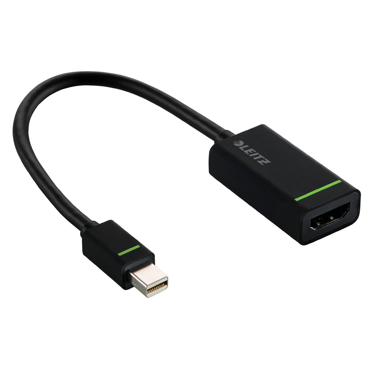 Leitz Complete Mini DisplayPort auf HDMI Adapter, Schwarz (63100095)