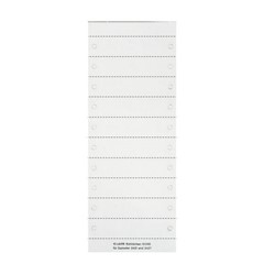 Leitz Kartonschildchen, 92 x 21 mm, Weiß