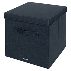 Leitz Aufbewahrungsbox aus Stoff mit Deckel groß, 2er-Pack
