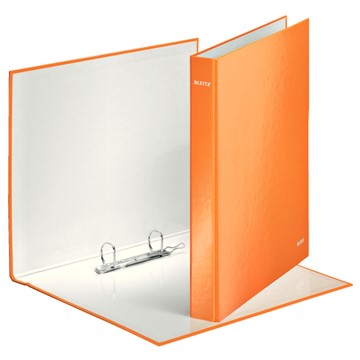 Leitz 42410044 - WOW Ringbuch, A4 Überbreite, Orange