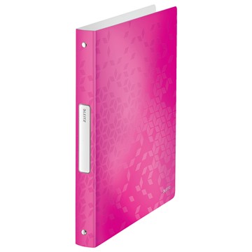 Leitz 42580023 - WOW Ringbuch, A4, Pink Metallic